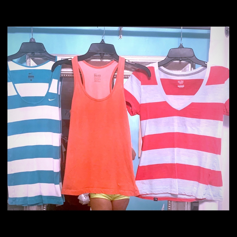 Nike T shirt and 2 Nike tank tops